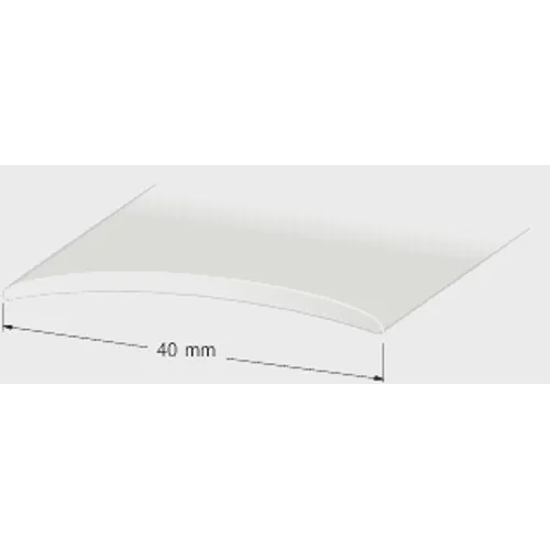 Skarvlist 40 mm 200 cm, Silver, Nr 7