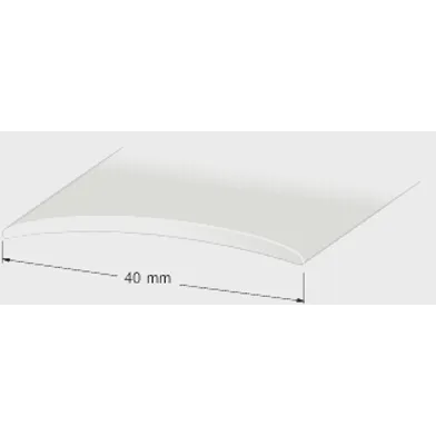 Skarvlist 40 mm 200 cm, Silver, Nr 7