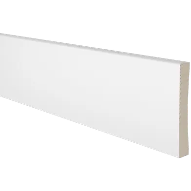 Sockel vitmålad furu 12x95 mm, 4400 mm