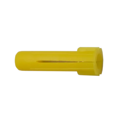 Plastplugg m. krage TP1, Gul, 22 mm, 200 st/frp