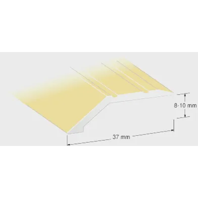 Nivålist 8-10 mm 200 cm , Guld, Nr 43