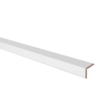 Flexilist folierad vit MDF, NCS 0500-N 28x28 mm, 2700 mm