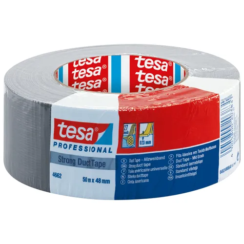 Stark vävtejp 230 Silver 48 mm, 50 m