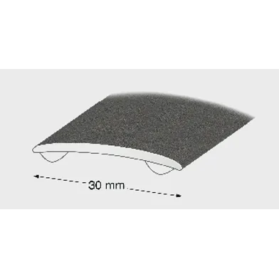 Skarvlist 30 mm, självhäftande 100 cm, Grafitgråfolierad, Nr 272