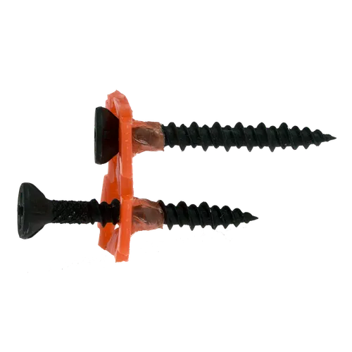 Träfiberskivskruv kombi, bandad 3,9x40 mm, Fosfaterad, 1000 st/frp