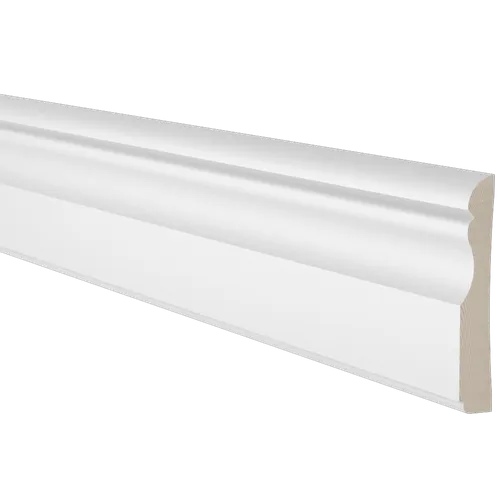 Allmogefoder vitmålad furu 15x95 mm, 4400 mm