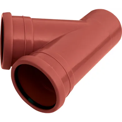 Grenrör markavlopp 45° 110 mm