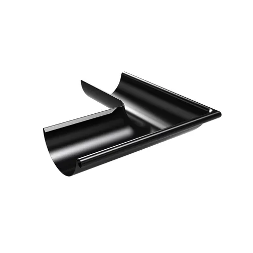 Rännvinkel Ytter 125 mm, Svart