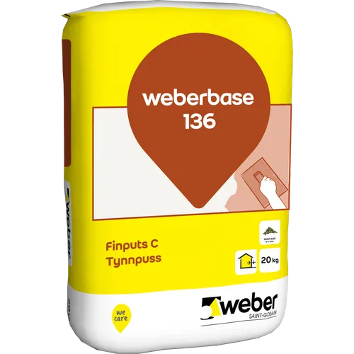Finputsbruk Base 136 C 20 kg