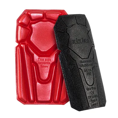 Knäskydd 4027 One size, Svart/Röd