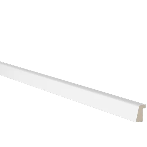 Glaslist vitmålad furu 11x23 mm, 4400 mm