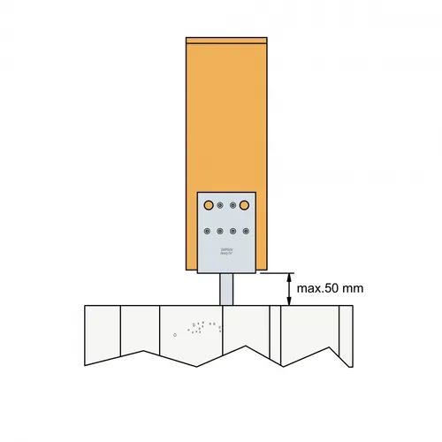 Stolpsko PPD FZV 115x90 mm