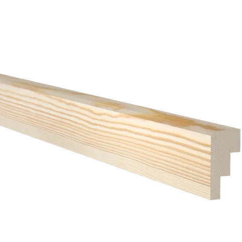 Trapplist furu obehandlad 21x43 mm, Löpmeter