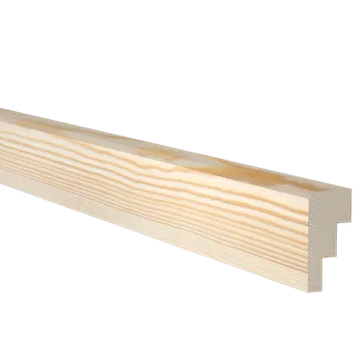 Trapplist furu obehandlad 21x43 mm, Löpmeter