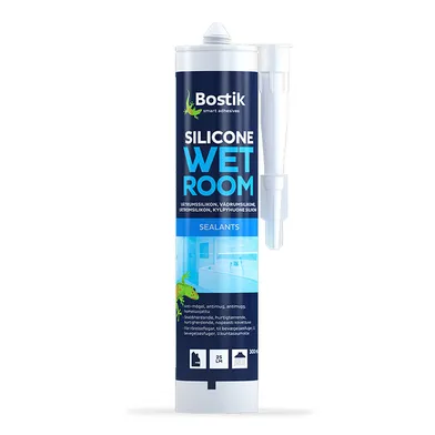 Våtrumssilikon 300 ml, Ljusgrå