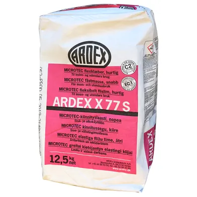 Fästmassa X 77 S Grå, 12,5 kg
