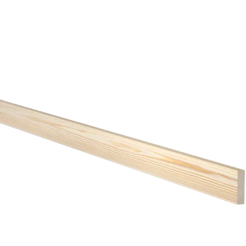 Planhyvlad obehandlad furu 8 mm 8x33 mm, Löpmeter