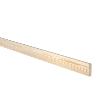 Planhyvlad obehandlad furu 8 mm 8x33 mm, Löpmeter