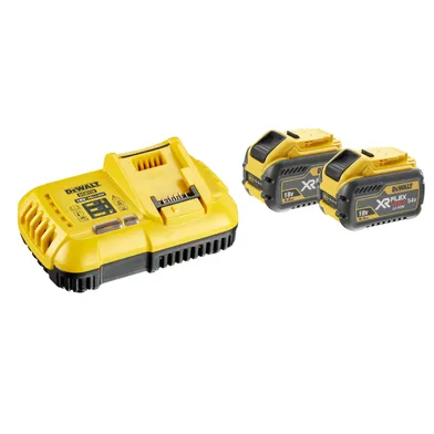 Batterisats XR FlexVolt 18/54 V m. snabbladdare 2x9.0/3.0 Ah