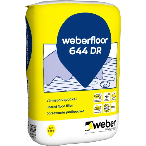 Värmegolvspackel Floor 644 DR 20 kg