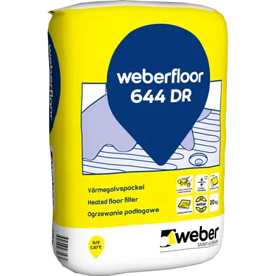 Värmegolvspackel Floor 644 DR 20 kg