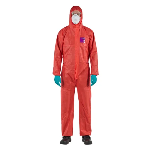 Korttidsoverall Microgard 1500 Röd Strl. L