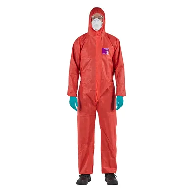 Korttidsoverall Microgard 1500 Röd Strl. L