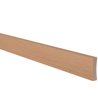 Sockel lackad bok 12x57 mm, Löpmeter