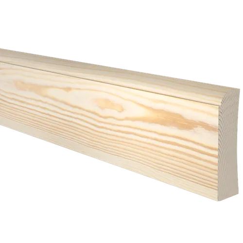 Allmogesockel obehandlad furu 15x69 mm, Löpmeter