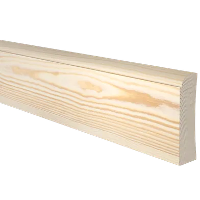 Allmogesockel obehandlad furu 15x69 mm, Löpmeter