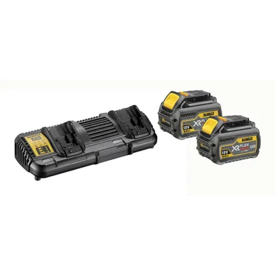 Startkit Laddare FlexVolt DCB132, 2x6.0 Ah