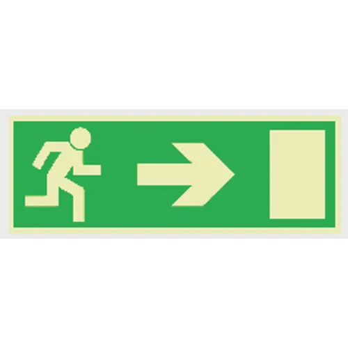 Utrymningsväg Supernova® Höger 297x105 mm