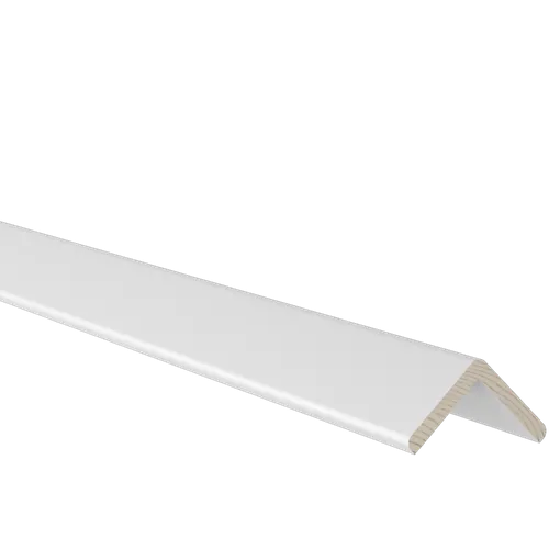 Hörnlist vitmålad furu 43x43 mm, 2700 mm