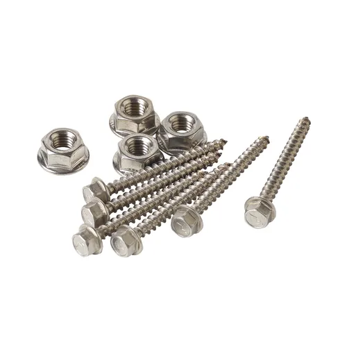 Skruvsats för konsolfäste i bärläkt