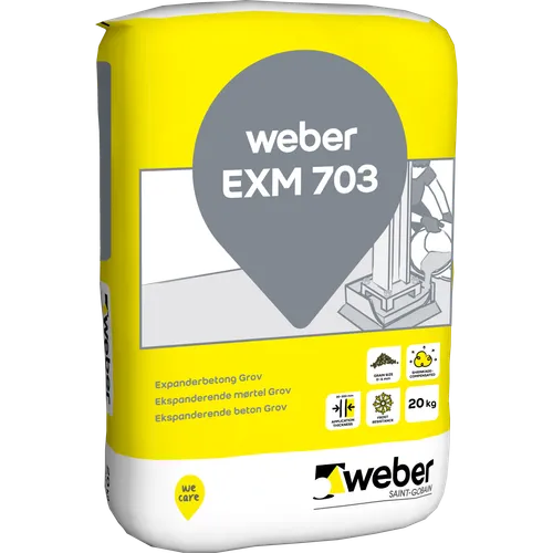 Expanderbetong EXM 703 Grov 25 kg