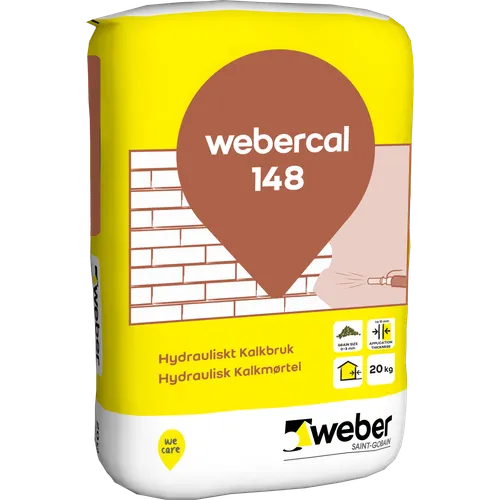 Kalkbruk 148 Hydrauliskt 20 kg