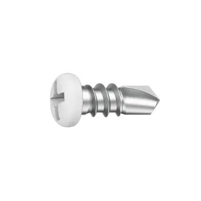 Nitskruv borrande C1 3,5x9,5 mm, Vit, 1000 st/frp