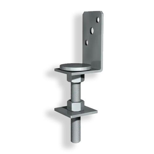 Stolpsko Uniflex efterjusterbar L 70 mm, galvad