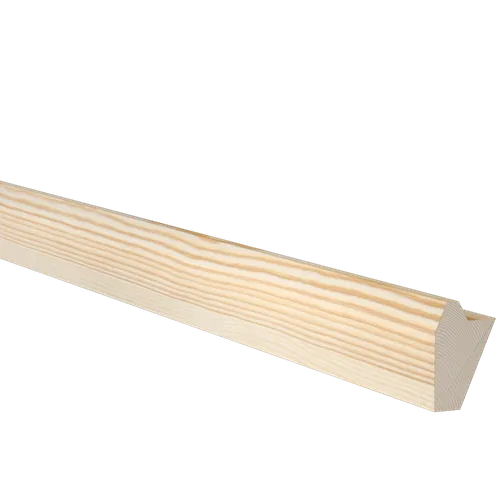 Enkelskugglist obehandlad furu 21x33 mm, Löpmeter