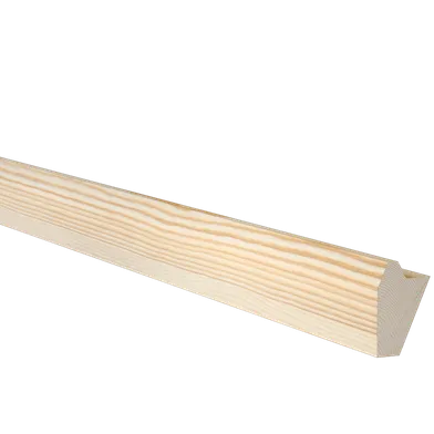 Enkelskugglist obehandlad furu 21x33 mm, Löpmeter