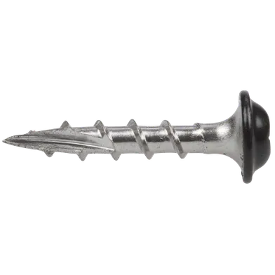 Fönsterbleckskruv rostfri, A4:C5 3,5x20 mm, Svart, 25 st/frp