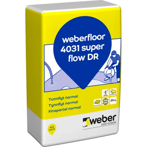 Avjämningsmassa Floor 4031 Super Flow DR 20 kg