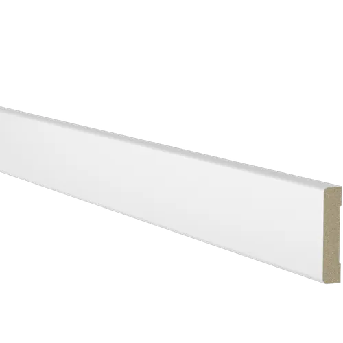 Foder vitmålad MDF 12x56 mm, 2200 mm