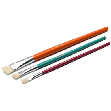 Streckpenselset Flat, 3-pack