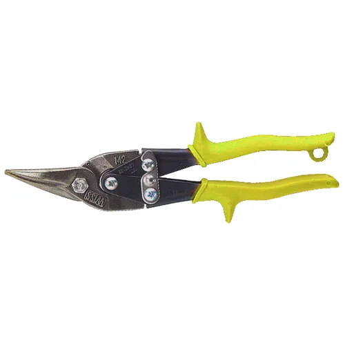 Plåtsax Wiss 250 mm M3R Rak gul