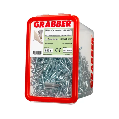 Gipsskruv CGHX 3,9x26 mm, 800 st/frp