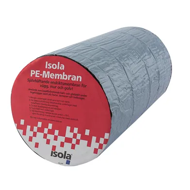 PE-Membran 0,3x10 m, Svart