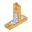Vinkelbeslag E20/3 170x113x95x3,0 mm