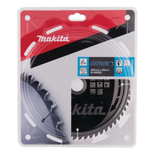 Sågklinga Kap-/Gersåg Trä HM 260/30 mm, 60T