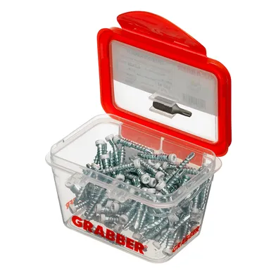 List- & foderskruv med borrspets och stödgänga Trä/Stål 4,0x28 mm, Vit, 100 st/frp